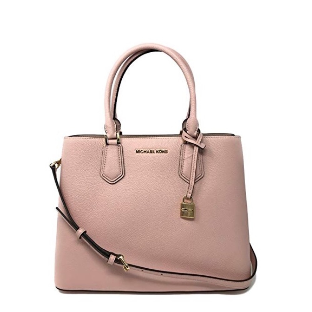 New! Michael Kors Large Leather Satchel - Picture 1 of 5
